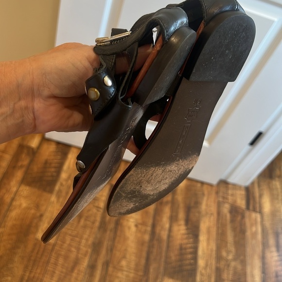 Black Studded sandals by Steve madden 6.5 - Picture 3 of 5